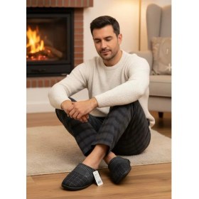 Resim Gezer Erkek Kışlık Ev, Misafir ve Çeyiz Terliği 