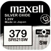 Resim Maxell 379 SR521SW Hafıza Saat Pili 5'li 