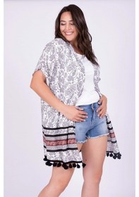 Resim Myline Püskül Detaylı Kimono 538652242 