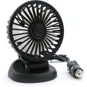 Resim Techmaster Araç Araba Otomobil Mini Vantilatör Fan Pervane Soğutucu 12V FAN20 
