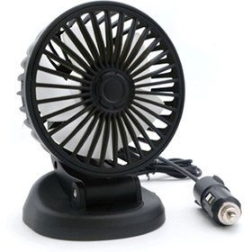 Resim Techmaster Araç Araba Otomobil Mini Vantilatör Fan Pervane Soğutucu 12V FAN20 