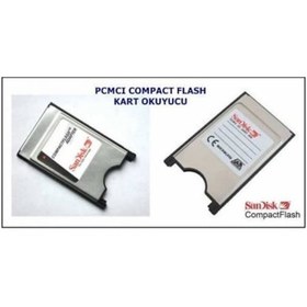 Resim Sandisk PCMCIA Compact Flash Adaptör Kart Okuyucu Compact Adaptör 