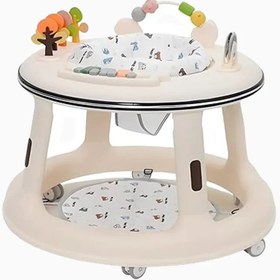 Resim 360° Döner Müzikli Bebek Yürüteci 9–36 Ay - Bej 