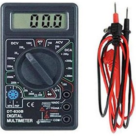 Resim Xiyu Shop DT830B Acdc LCD Dijital Multimetre Voltmetre Ampermetre Ohm Test Cihazı Yüksek Güvenlikli El Ölçer Dijital Multimetre (Yurt Dışından) 