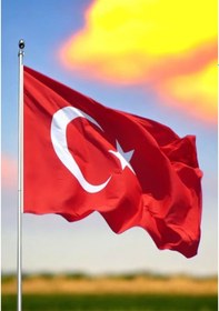 Resim Raşel Kumaş Türk Bayrağı 1. Kalite Kumaş Dikim 150x225 Cm 