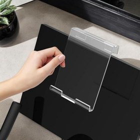 Resim Koşu Bandı Kitap Tutucu, Akrilik Kitap Okuma Aparatı, Spor Salonu Egzersizleri İçin Çok Fonksiyonlu Tablet Braketi Aile Bireyleri ve Arkadaşlar İçin 