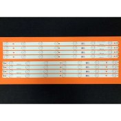 Resim Rewel Sunny Tv LED Bar 8 Li Takım Uyumlu Tv Kodları A4 192-196LM 6.2-6.4V 0x Wr , 18MC200D6BH0100087301189 SN055LDU851-2H CX550DLEDM 35369 35370 284108-A11 
