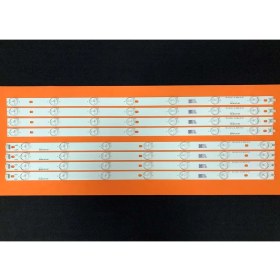 Resim Rewel Sunny Tv LED Bar 8 Li Takım Uyumlu Tv Kodları A4 192-196LM 6.2-6.4V 0x Wr , 18MC200D6BH0100087301189 SN055LDU851-2H CX550DLEDM 35369 35370 284108-A11 