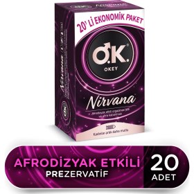 Resim Okey Nirvana 20'li Ekonomik Prezervatif 