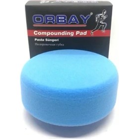 Resim Orbay Aplikatörlü Polisaj Pasta Süngeri Mavi 150 mm 