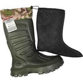 Resim Sonimix Eva Termal Avcı Çizme Haki -30 Derece Soğuğa Dayanıklı 