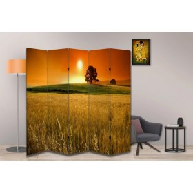 Resim Manzara Temalı Özel Tasarım Paravan Room Divider 180 x 200 cm 