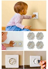 Resim Çocuk Koruyucu Priz Kapaği 6'Li Paket 