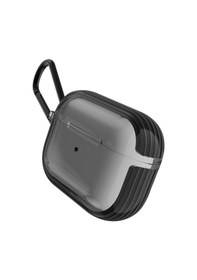 Resim Apple Uyumlu AirPods Pro Raptic Clear Serisi Askı Aparatlı Kulaklık Kılıfı Siyah 