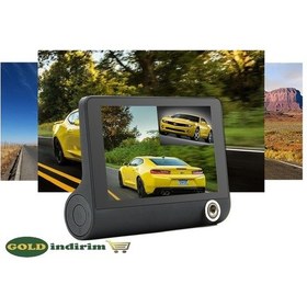 Resim Dvr 3 Kameralı 4'' Ekran Gece Görüşlü Araç Kamerası 