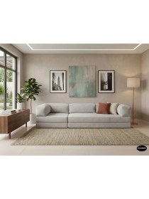 Resim Colormix Tamamen Sünger Çekyat Koltuk Kanepe Yıkanabilir Fermuarlı Kılıflı 