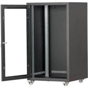 Resim Setrack 19" 12U 600x600 4 Kapak Açılabilir Tekerlekli Rack Kabinet 