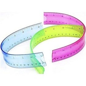 Resim Kırılmaz Esnek Cetvel 30 Cm Farklı Renk Seçenekleri 124-Pembe 