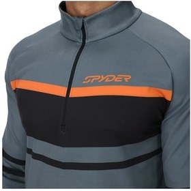 Resim Spyder Spyder Legacy 1/2 Zip Erkek İçlik Üst 4375 Mavi 