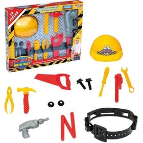 Resim Kemerli Tamir Seti - Oyuncak Tamir Setleri - Tamir Aletleri - Alet Seti - Vidalama Seti 1 Adet 