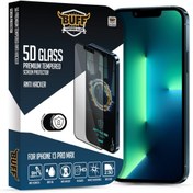 Resim Buff Iphone 13 Pro Max Uyumlu 5D Glass Anti Hacker Ekran Koruyucu Buff Labs
