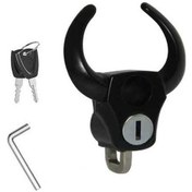 Resim Diğer Bullhead Kask Kilit Kancaları Ön Evrensel No-punch Motosiklet Bisiklet Askı Kancası Siyah Siyah 