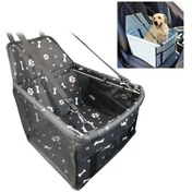 Resim Kaymaz Katlanır Oxford Bezi Araba Yardımcısı Sürüş Koltuk Kapak Pet Kedi Köpek Yastık Mat, Boyutu: 40 X 30x25 Cm Black Bone 