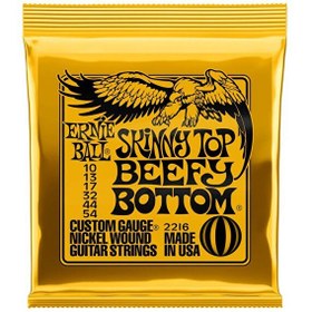 Resim Ernie Ball P02216 - Skinny Top Beefy Bottom Slinky Nickel Wound 10-54 Elektro Gitar Teli 
