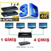 Resim Projeksiyon Xbox Pc Dvd Uyumlu Çoklayıcı Splitter 4 K Ultra Hd 