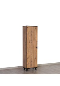 Resim Yön Portmano Ayakkabılık Ceviz - Beyaz 