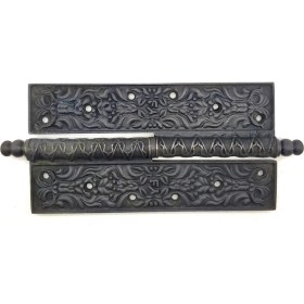 Resim Antika Tarz Dekoratif Pirinç Lüks Okka Menteşe - 20CM, Oksit 