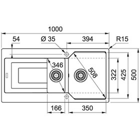 Resim Franke Urban Ubg 651-100 Fragranite Stone Grey Eviye 