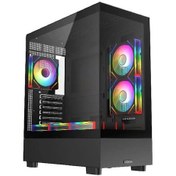 Resim Fazeon F1 650 W 80 Plus Bronze Mesh 6x120 MM Argb Fanlı Atx Kasa 