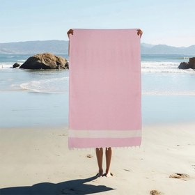 Resim Homedius Diamond Pamuk Peştamal 100x180 cm Pembe 