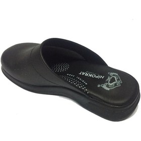 Resim Hipokrat Ortopedik Yumuşak Tabanlı Ortopedik Siyah Sabo Terlik 