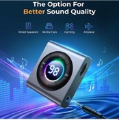 Resim Joyroom Jr-cb2 Wireless Transmitter 2'si 1 Arada Kablosuz Verici/alıcı-koyu Grı 