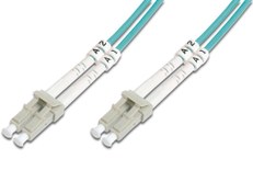 Resim Beek LC-LC Fiber Optik Patch Kablo, Multimode OM 3 50\u002F125 Duplex, 3.0mm, LSZH, 20 metre 