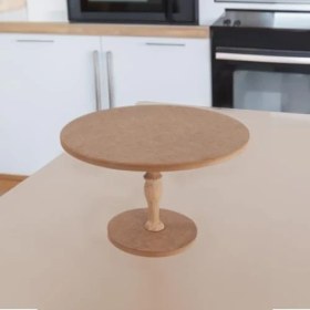 Resim Renklimestore Sunumluk, Ahşap Sunumluk, Sunumluk, Ahşap Servis Standı - Ayaklı Sunumluk, Pasta Standı 