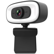 Resim Cep prime Pc-10 Mikrofonlu Işıklı Kamera Webcam 2k Hd Görüntü Kalitesi 2560*1440p Çözünürlük 360° Hareketli 