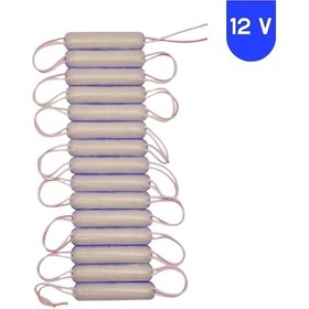 Resim 12 Volt 1.8 Watt Mavi Neon Cob Led Modül Ip65 10 Adet Modül 