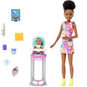 Resim Barbie Bebek Bakıcılığı Oyun Seti HTK34 