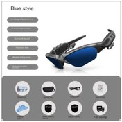 Resim Willowhaven Bluetooth Gözlük Kulaklık Akıllı Kablosuz Müzik Bisiklet Polarize Güneş Gözlüğü 