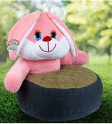 Resim Tavşan Pelüş Bebek Çocuk Koltuğu 