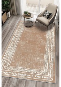 Resim West Home Dijital Baskı Yıkanabilir Kaymaz Taban Leke Tutmaz Mutfak Halısı Salon Halısı Ve Yolluk Wh 440 Sand 