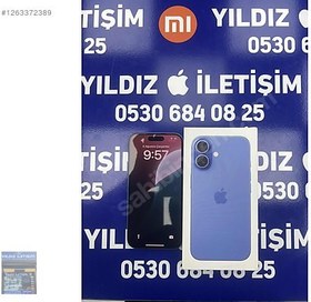 Resim Apple iPhone 16 İkinci El YD | 128 GB | Laciverttaş 