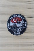 Resim İZMİR ASKERİ MALZEME Kahramanlar Olmez Nakis islemeli Arma Patch Pec 
