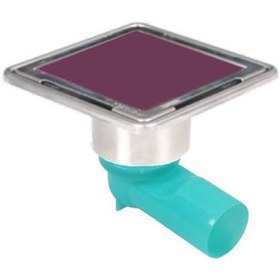 Resim Sukar Mor Cam Yer Süzgeci Çelik Çerçeve 