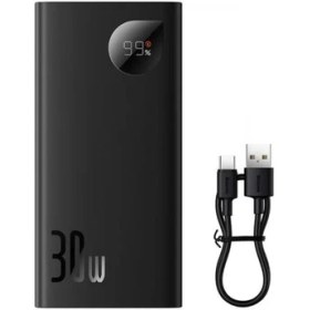 Resim Baseus Premium 30W 10000MAH Dijital Göstergeli Taşınabilir Powerbank, Super Vooc Hızlı Powerbank 