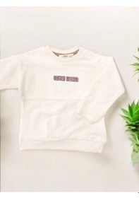 Resim Çikoby Erkek Bebek Urbn Rider Yazılı Sweatshirt-14875 Krem 