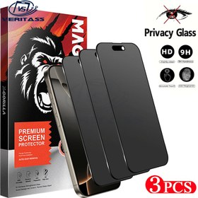 Resim 3 adet Tam Kapsama Kaplama Gizlilik Anti-Şifreli Temperli Cam Film, Sertlik 9H'ye Yükseltilmiştir, Kenar Koruma Anti-Drop ve Anti-Scratch, for iPhone 12 Pro Max/16 Pro Max/16 Plus/15 Pro Max/14/13 Serisi için Uygun, 9H Yüksek Mukavemetli Malzeme Kullanarak Mükemmel Anti-Drop ve Anti-Parmak İzi Performansı Sağlar. Kişisel Gizliliği Korurken Kamusal Alanlarda En İyi Görsel Deneyimini Korur. 
